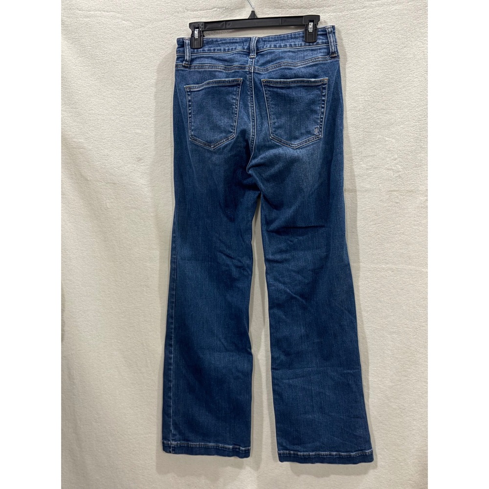 Silver Jeans Co Womens Wide Leg Mid Rise Medium Wash Denim Blue Jeans size 29 - Picture 2 of 9